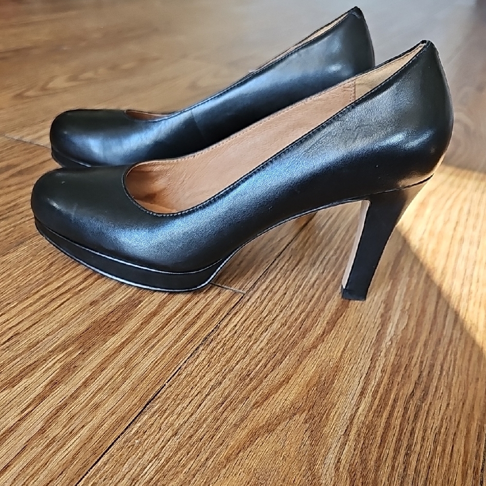 Clarks Black Women's Platform Pumps, Shoes